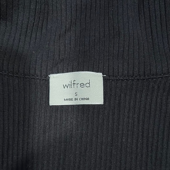 Black Long Sleeve Bodysuit by Wilfred - size small - Picture 2 of 4